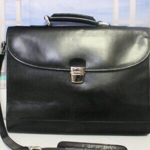 $595 Boccelli Made in Italy Nappa Leather Briefcase or Messenger Bag Uni…